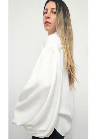 White viscose shirt